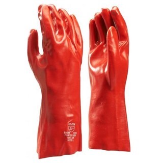 Image of HBV Werkhandschoenen PVC Rood 35 CM