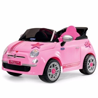 Image of Peg Pérego Fiat 500 Pink 6-Volt