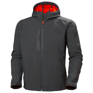 Image of Helly Hansen Softshell Jas Kensington Evo Hooded Grijs Maat XL