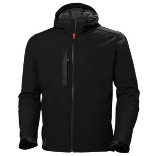 Image of Helly Hansen Softshell Jas Kensington Evo Hooded Zwart Maat M