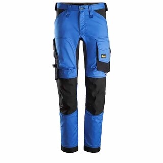 Image of Snickers Werkbroek 6341 Kobalt Blauw - Zwart (5604) Maat 044