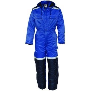 Image of Havep Basic Polyester/Katoen Winter Overall 2206 Korenblauw/Marine Maat 50