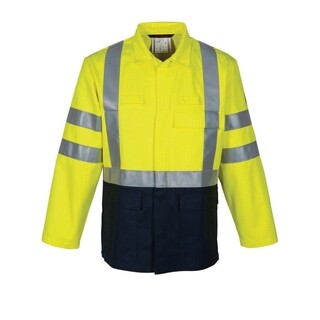 Image of HAVEP Multi Protector Korte Jas/Vest 30008 Geel/Marine Maat 62