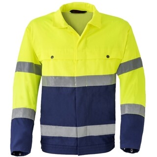 Image of HAVEP Hi-Vis Jack 5105 Blauw/Geel Maat 48