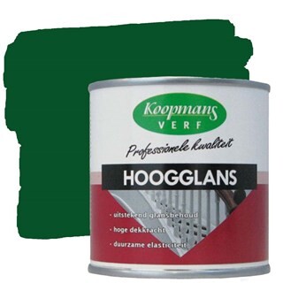 Image of Koopmans Hoogglansverf  25 Groen - 0,25 liter