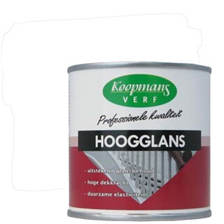 Image of Koopmans Hoogglansverf 373 Wit - 0,25 liter