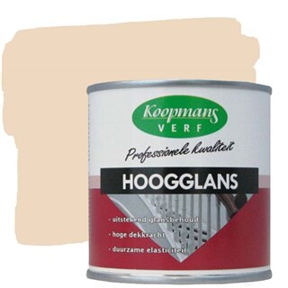Image of Koopmans Hoogglansverf 460 Gebroken Wit - 0,25 liter