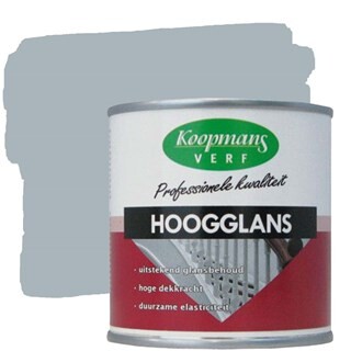 Image of Koopmans Hoogglansverf 471 Zilver-Grijs - 0,75 liter