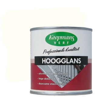 Image of Koopmans Hoogglansverf 9010 Echt Wit - 0,75 liter