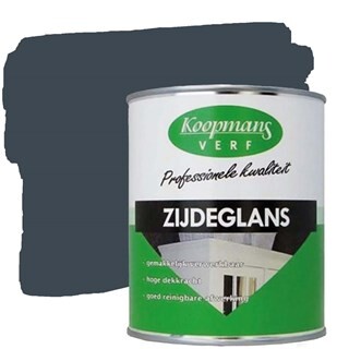 Image of Koopmans Zijdeglansverf 489 Antraciet - 0,25 liter