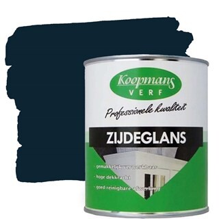 Image of Koopmans Zijdeglansverf 514 Hindelooper Blauw - 0,25 liter