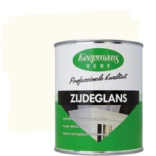 Image of Koopmans Zijdeglansverf 9010 Wit - 0,25 liter