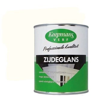 Image of Koopmans Zijdeglansverf 9010 Echt Wit - 0,75 liter