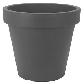 Image of Bloempot Kunststof Antraciet 35 CM