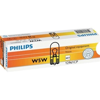 Image of Philips Gloeilamp 12V 5W W2,1x9,5d