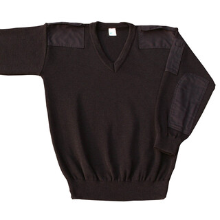 Image of Leeghwater Commandotrui LNA 6053 V-hals Zwart Maat 4XL