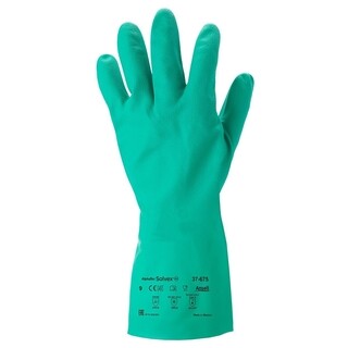Image of Ansell Spuithandschoen Alphatec Solvex 37-675 Groen, 10 XL