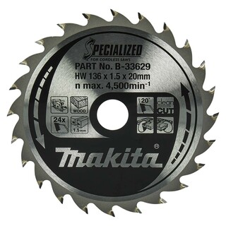 Image of Makita Cirkelzaagblad 136Ø 24T