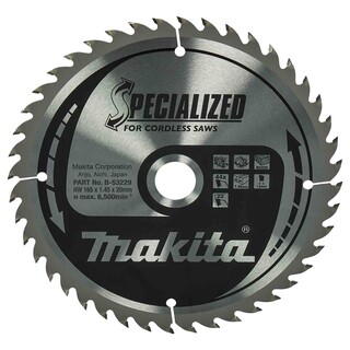 Image of Makita Zaagblad Hout 165X20x1,45 44T 23G B-53229