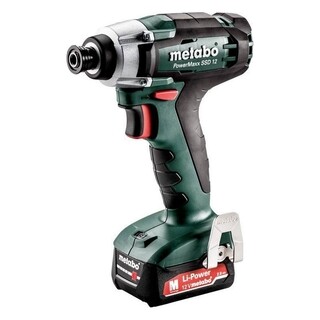 Image of Metabo SSD12 PowerMaxx 12V Slagschroevendraaier Met 2 Accu's 2,0 Ah