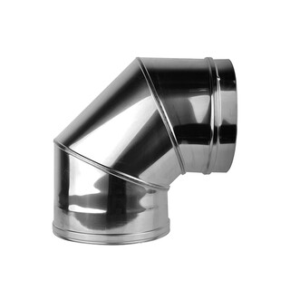 Image of Nedco Bocht 90º Dubbelwandige Rookgasafvoer Ø150 MM