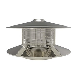 Image of Nedco Trekkap Dubbelwandig Ø150 mm Met Gaas