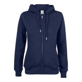 Image of Clique Premium Oc Hoodie Fz Dames Donkerblauw Xs