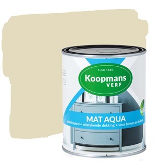 Image of Koopmans Watergedragen Lak - Crème Wit - 0,25 Liter