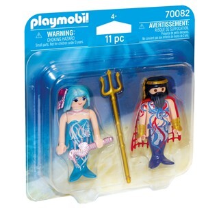 Image of PLAYMOBIL Magic 70082 - Duopack Zeekoning en meermin