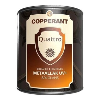 Image of Copperant Quattro Metaallak (PPP) Zwart - 1 Liter