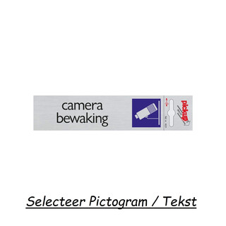 Image of Pickup Route Alulook 165x44 mm Verboden Voor Honden