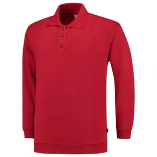 Image of Tricorp Polosweater Boord Rood Maat M