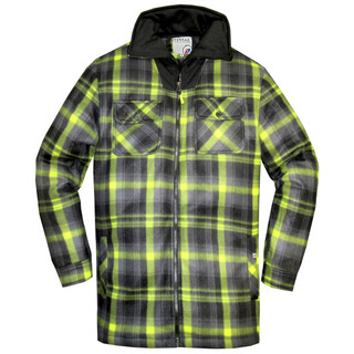 Image of Terrax Thermohemd Zwart/Lime Maat XL