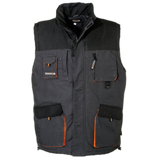 Image of Terratrend Bodywarmer Grijs/Oranje Maat 2XL