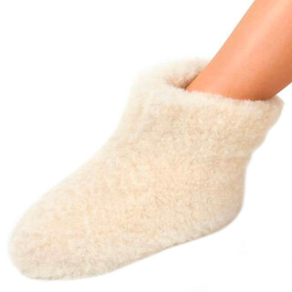 Image of Woolwarmer Sloffen Wol Wit Maat 39