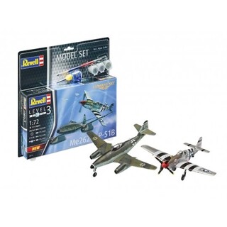 Image of Revell Model Set Combat Set Me262 & P-51B Mustang