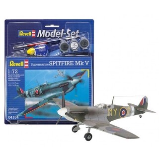 Image of Revell Model Set Spitfire Mk V