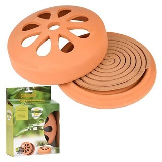 Image of Citronella Wierook Spiraalset Terracotta