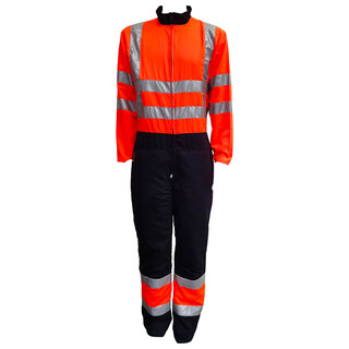 Image of Sticomfort Versnipperoverall Zwart/oranje Maat M