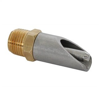 Image of Suevia Bijtnippel - 1/2" Bu.dr - Messing x RVS Inox - Ø21 mm - Model 305 - 1 stuk