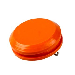 Image of Gevelstok sierknop oranje 30 mm