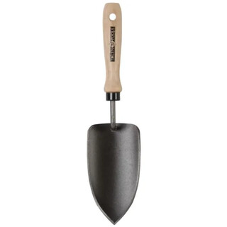 Image of Talen Tools Verplantschepje Gesmeed Staal Breed Professioneel Essenhouten Handvat