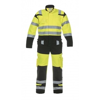 Image of Hydrowear EN20471 Overal Hove Trendy Hi-Vis Geel/Zwart - 46