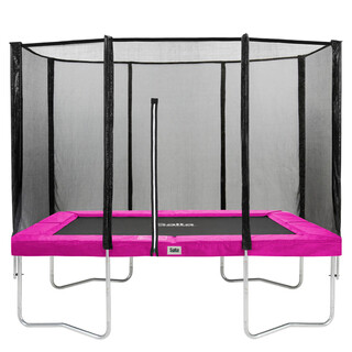 Image of Salta Trampoline Combo Roze - 214 x 153 cm