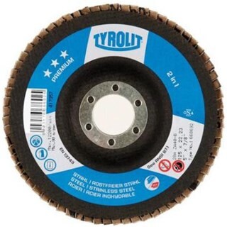 Image of Tyrolit 2in1 Lamellenschijf Premium 125 x 22,2 MM - K40