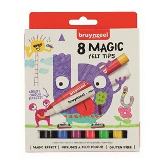 Image of Bruynzeel Magic viltstiften, etui van 8 stuks