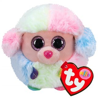 Image of TY Teeny Puffies Rainbow Poodle 10 CM