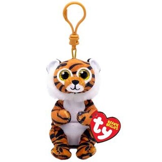 Image of Ty Beanie Babies Bellies Clip Clawdia Tiger 10cm