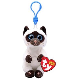 Image of Ty Beanie Babies Bellies Clip Miso Siamese 10cm