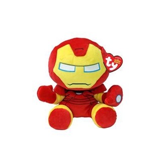 Image of Ty Beanie Babies Marvel Iron Man Soft 15cm